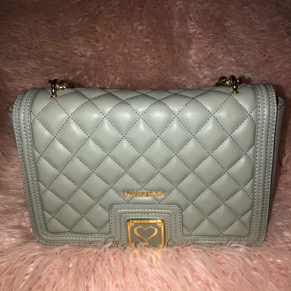 Love Moschino Flap Bag Gray
